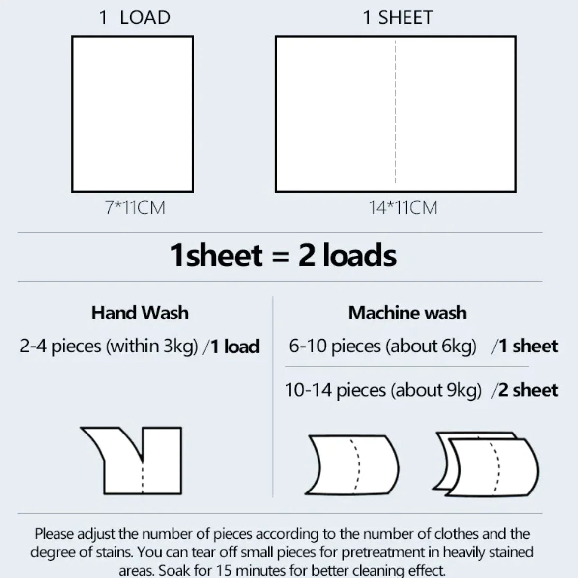 Laundry Detergent Sheets