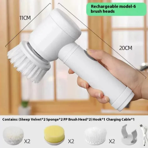 Multi-Function Handheld Electric Cleaning Brush | Powerful Home Cleaning Tool