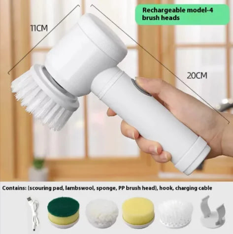 Multi-Function Handheld Electric Cleaning Brush | Powerful Home Cleaning Tool