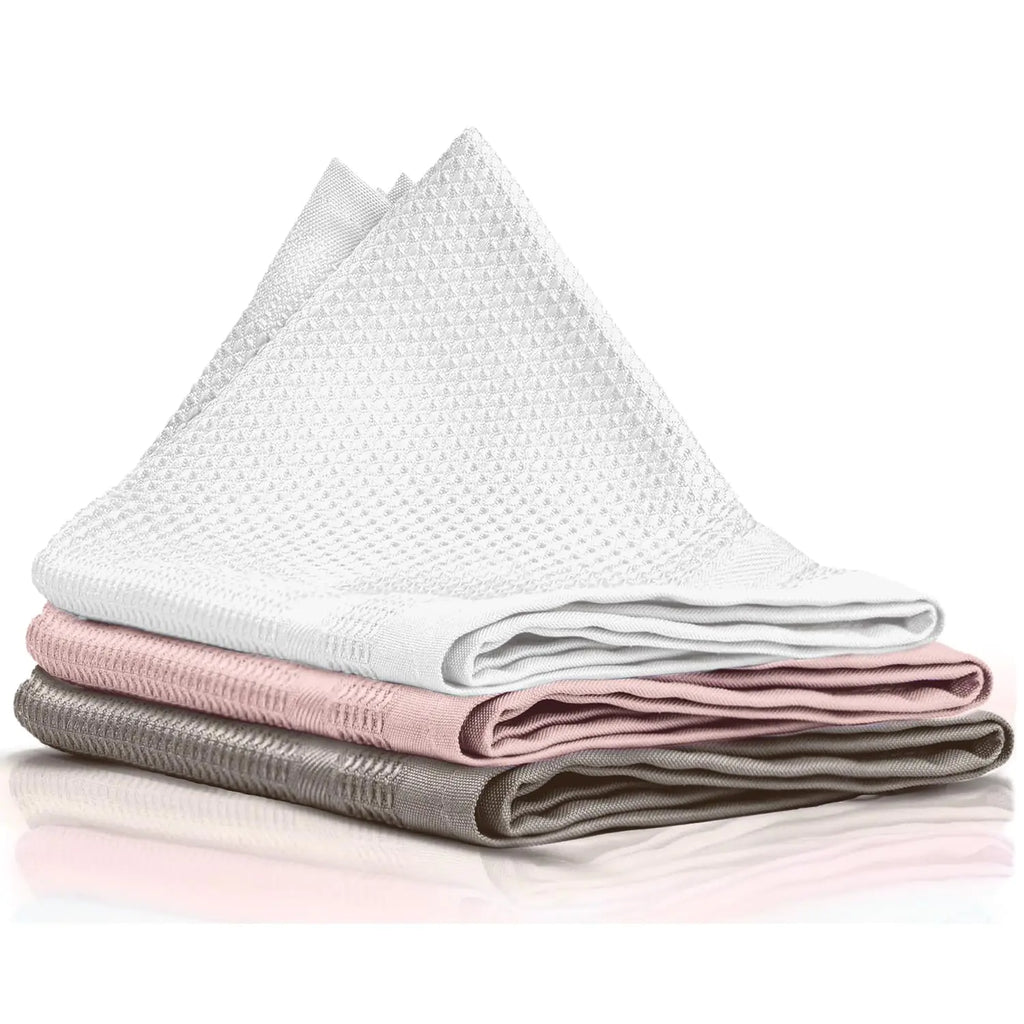 mysimaa XL Lint Free Microfiber Cleaning Cloth Cleaning Rags Microfiber Cloth Cleaning Towels Glass Cleaning Cloths Microfiber Towels Cleaning Lint Free Cloth Window Cleaning Cloth - Set of 3